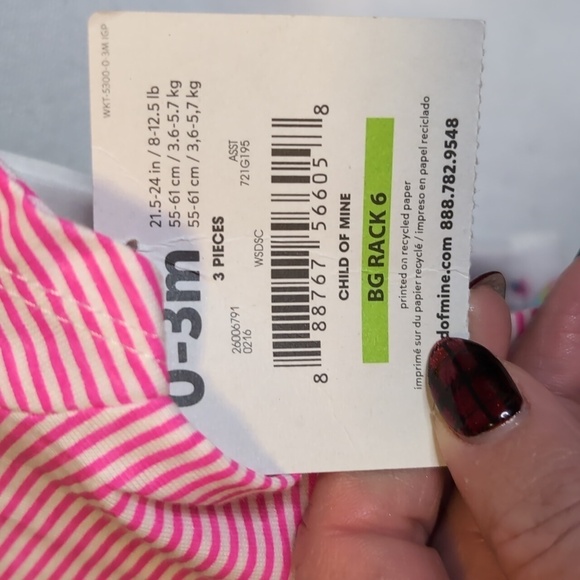 Carter’s Child of Mine 4 piece set - Picture 3 of 8